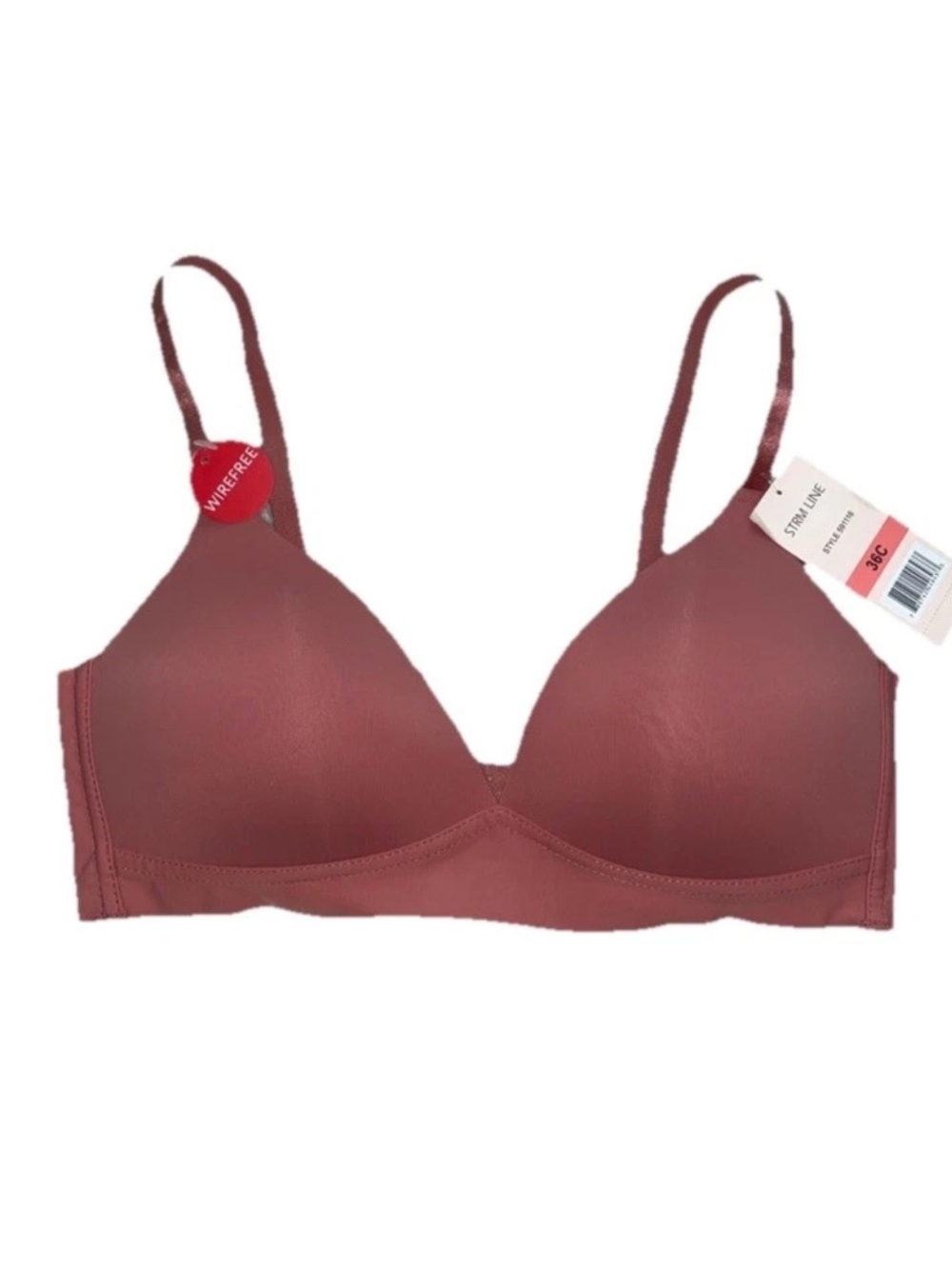 STRM Line 36C T Shirt Bra  Wireless  Dusty Pink or Champagne NWT